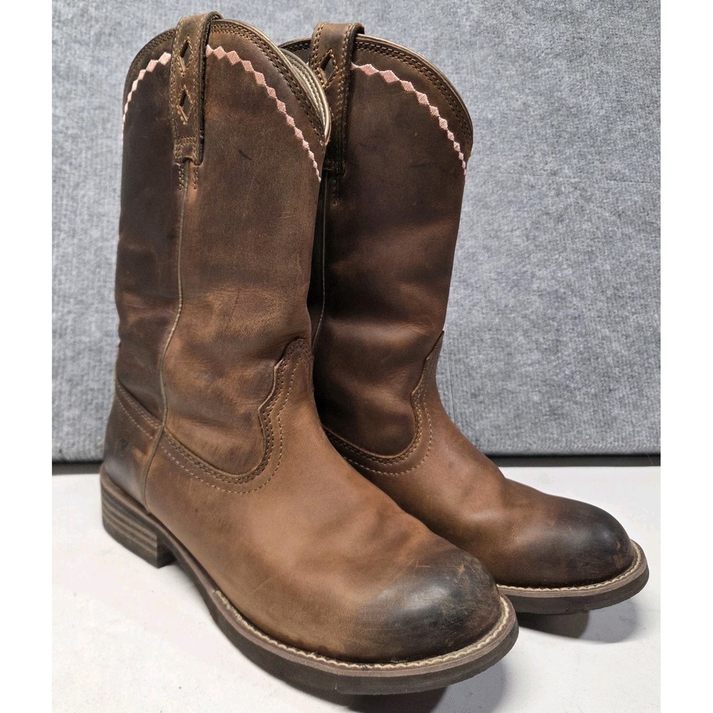 Ariat Unbridled Roper Women's Western Boots 10015374 Distressed Brown Size 9 B